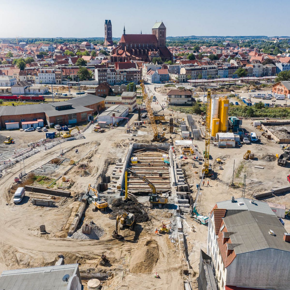Baustellenfotografie für Ed. Züblin Sprezialtiefbau GmbH